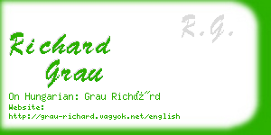 richard grau business card